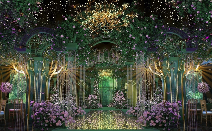 天桥奇妙森林婚礼堂效果展示