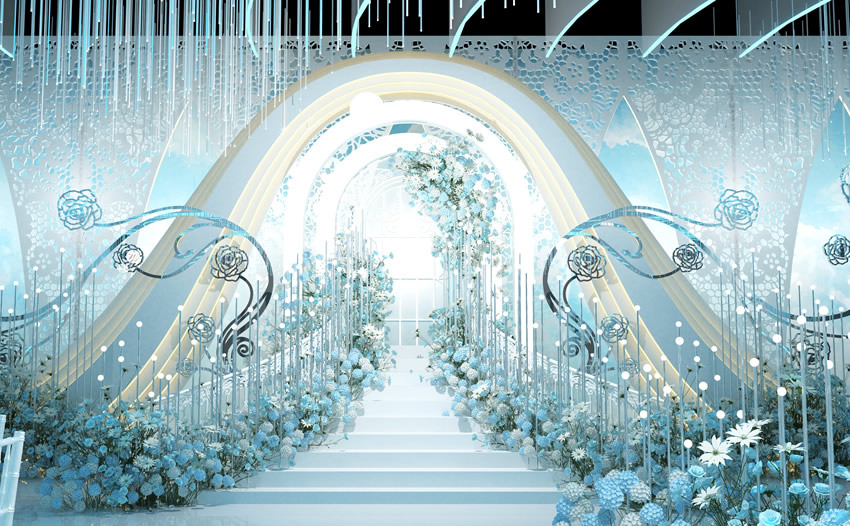 天桥釡香烙馍村水晶厅效果展示